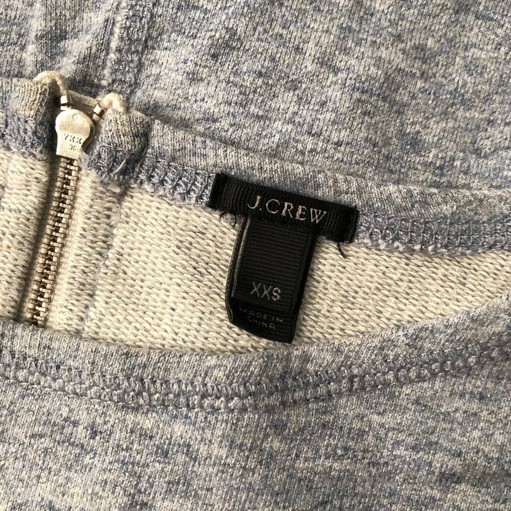 J. Crew Back Zip Sweater